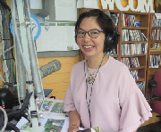 Ciranna inside the WCOM 103.5 FM radio station