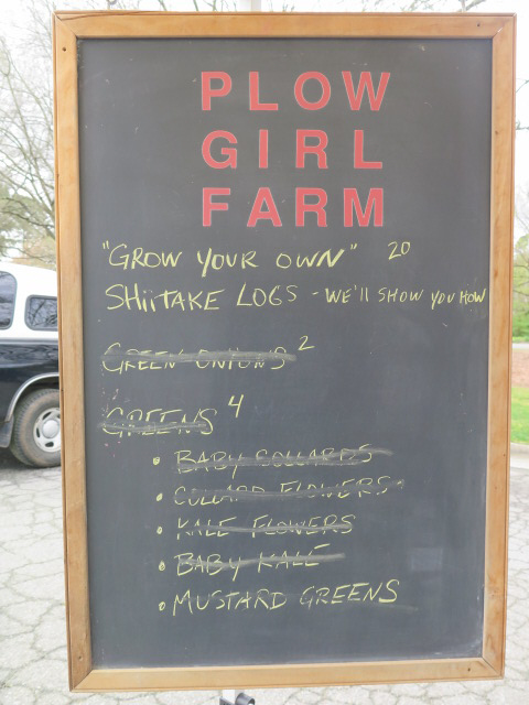 Plow Girl Farm sign