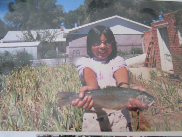 Me with rainbow trout