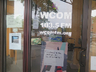 Outside-the-WCOM_103.5_FM recording studio